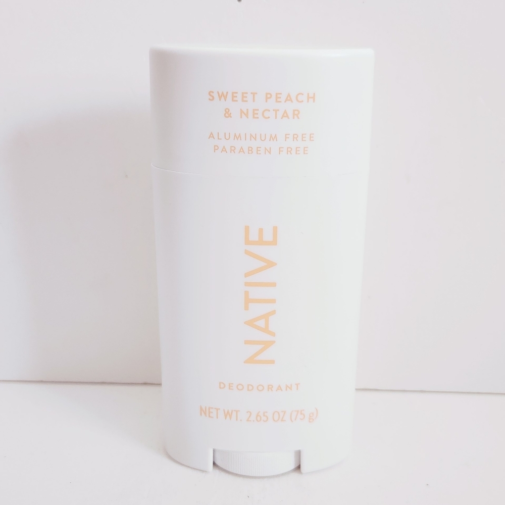 🐢2/$15 Native Deodorant Stick Sweet Peach & Nectar